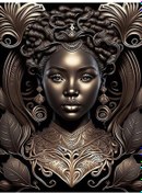 Resim Kırmızı Elmas Boyama Yeni Gelenler Afrikalı Kadın Diy Tam Kare Yuvarlak Matkap Taklidi N Mozaik Çapraz Dikiş Kanvas Tablo 56919537 