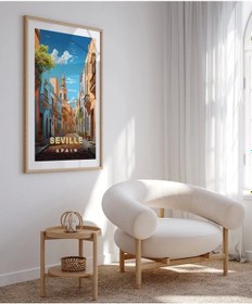 Resim Çerçevesiz Poster Endülüs Ruhuyla Sevilla 