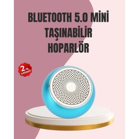Resim Mini Bluetooth Speaker | Uzun Pil Ömrü, Şık ve Hafif Tasarım 