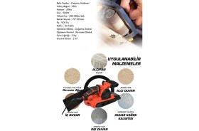 Resim Power Black Profesyonel Extra Güçlü Elektrikli Cila Tank Zımpara Makinesi 