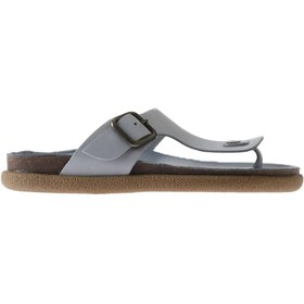 Resim Bueno Shoes Mavi Nubuk Kadın Parmak Arası Terlik 01ws11002 