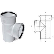 Resim AKSUFEZ Pvc Te Çatal 100x70 