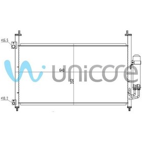 Resim UNICORE HONDA CIVIC HB 1.4 2006-2012 KLİMA RADYATÖRÜ 80110SMGE01 