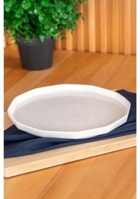 Resim Acar Hexagon Art 6 Adet 21 Cm Porselen Tatlı Tabağı Bhm-05356 