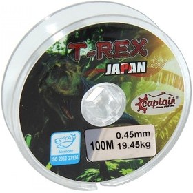 Resim Captain TRex 100mt Monofilament Misina Beyaz 0.45 mm 