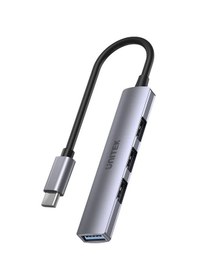 Resim Unıtek Type-c To 4 Port Usb Usb3.0+usb2.0 H1208b 