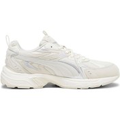 Resim Puma Krem Erkek Deri Lifestyle Ayakkabı Milenio Tech Suede 393489-03 Krem 