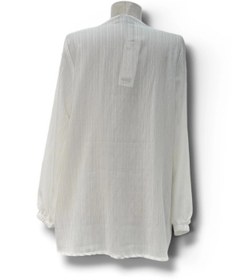 Resim Butik Beyaz Kimono Yazlık Yeni Trend Gömlek Modelimiz 