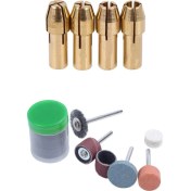 Resim Pdrplnt Adet Döner Çok Amaçlı Pens Somun Seti Seti ve 105 Adet Döner Matkap Çok Fonksiyonlu Alet Taşlama Zımpara Parlatma Diski (Yurt Dışından) 