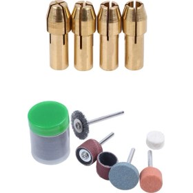 Resim Pdrplnt Adet Döner Çok Amaçlı Pens Somun Seti Seti ve 105 Adet Döner Matkap Çok Fonksiyonlu Alet Taşlama Zımpara Parlatma Diski (Yurt Dışından) 