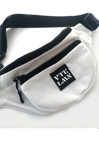 Resim Vatkalimon Unisex Beyaz Renkli Omuz ve Bel Çantası 