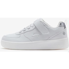 Resim Skechers Sport Court 92 - Show Maddox Büyük Erkek Çocuk Beyaz Sneakers 400623l Wht Beyaz 