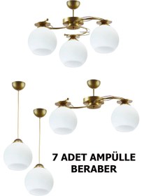 Resim Uçar Ampül Dahi?l Modern I?lay Avi?ze Seti? Salon Yatak Odasi Mutfak Gi?ri?ş 2li? 3lü Tekli? Avi?ze 