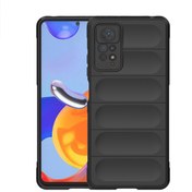 Resim Microcase Xiaomi Redmi Note 11s 2022 Global Miami Serisi Darbeye Dayanıklı Silikon Kılıf - Siyah 