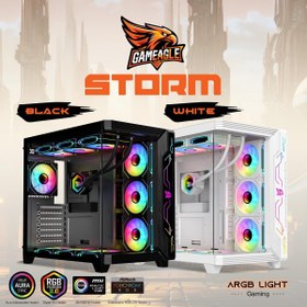 Resim STORM BİLGİSAYAR KASASI / 850W +80 POWER / 360mm SIVI SOĞUTMA (SİYAH) 