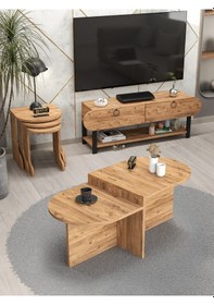 Resim Ayakkabılık Ahşap 2 Kapaklı Metal Raflı 4 Katlı Çok Amaçlı Beyaz Beyaz 