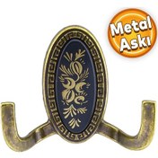 Resim Palmira Duvar Vestiyer Askısı Metal Dolap Elbise Havlu Askılığı Antik Sarı Askı Askılık Antik Sarı 