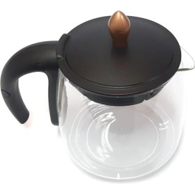 Resim Arzum AR3079 Çaycı Eco Çay Makinesi Orijinal Cam Demlik 