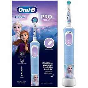 Resim Oral-B Vitality Pro Frozen Özel Seri Çocuklar İçin Şarj Edilebilir Diş Fırçası 