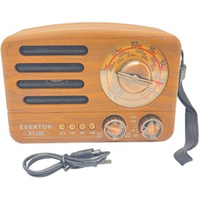 Resim Everton RT-350 Nostaljik Bluetooth USB SD Portatif Radyo 