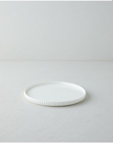 Resim English Home Lunara Porselen Servis Tabağı 24 Cm Beyaz Beyaz 