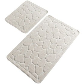 Resim Chilai Home Lıno Ekru Cotton 2 Lı Set Banyo Paspası 