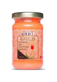 Resim Artdeco Gold Geleneksel Ebru Boyası 105Ml - 250 Turuncu 