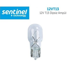 Resim Sentınel 12V Dipsiz Ampul T13 8W N11.3169 