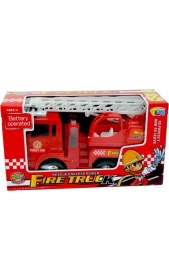 Resim Can Ithalat Fire Truck Sesli ve Işıklı Çarp Dön Oyuncak Itfaiye Aracı 