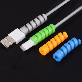 Resim 14 adet/28 adet Karışık Renkli Kablo Düzenleyici, Silikon Spiral Koruyucu Kılıflar, Telefonlar ve Bilgisayarlar için Bükülmez Şarj Kabloları, Ofis Masası Depolama Aksesuarları, Hafif, Güç Gerektirmez, Ev Depolama için Masa ve Çekmece Düzenleyici 
