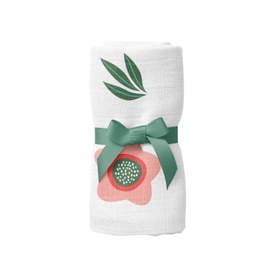 Resim Petit Fleur Müslin Bebek Örtüsü - 70x70cm 