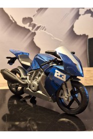 Resim molmo MAVİ YILDIRIM MOTORSİKLET 30cM 
