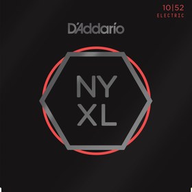 Resim D'Addario NYXL1052 NYXL Nickel Elektro Gitar Teli - Light/Heavy (10-52) 