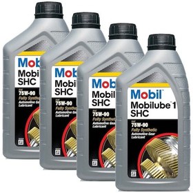 Resim Mobil Shc 75W-90 Otomotiv Dişli Yağı 4 x 1 L 