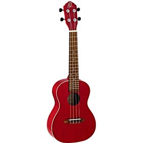 Resim Ortega Rufire RUFIRE Concert Ukulele (Red Satin) 