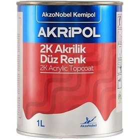 Resim Akzonobel Akripol 2k Renault Tr-77389a Kar Beyazı Akrilik Sonkat Oto Boyası 1 Litre 