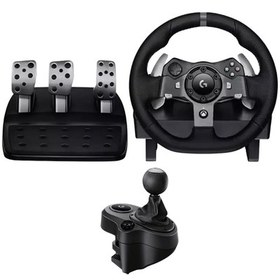 Resim Logitech G920 DRIVING FORCE Xbox/Pc Uyumlu Direksiyon + Logitech G29/G920/G923 Uyumlu Vites (Shifter) 
