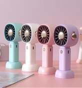 Resim Fgns El Tipi Vantilatör, Li-ion Pil Taşınabilir Vantilatör, Mini 4 Adet 4 Renk, 