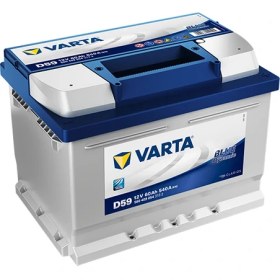 Resim Varta D59 12V 60 Ah 540A Blue Dynamic Akü (Üretim Yılı: 2024) 