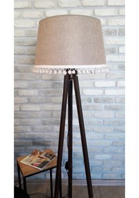 Resim Lambada Ponpon Aksesuarlı,3 Ayaklı Lambader,Aydınlatma,Abajur(225433693) 