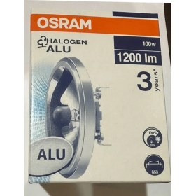 Resim Osram Halogen Alu 3050K (Sarı Işık) 100W 12V G53 Duylu Halospot 