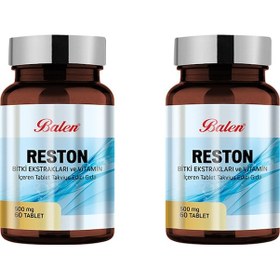Resim 2 Adet Balen Reston Takviye Edici Gıda 500 MG 60 Tablet 