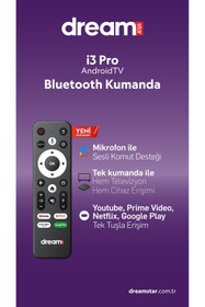 Resim Dreamstar i3 Pro | Android TV Box | Android 14 | Sesli Komut Desteği | 6K Ultra HD | WiFi | HDMI Kablo Hediye 