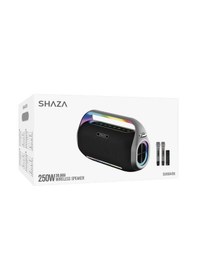 Resim Shaza SS4504/BK 250W Ses Çıkışı Mikrofonlu Taşınabilir Bluetooth Hoparlör 