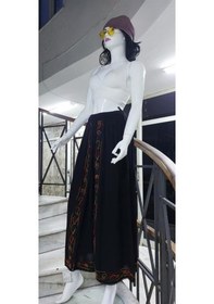 Resim Eren Style Otantik Nakış İşlemeli Harem Şalvar Pantolon Siyah 