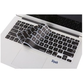 Resim Macbook Klavye Air Pro Koruyucu Us-abd İngilizce Eski Usb'li Model 2008/2017 İle Uyumlu Siyah 