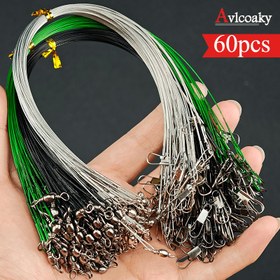 Resim 60 adet / Takım Çelik Tel Deniz Balıkçılığı Lider Hattı 