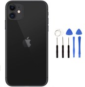 Resim instatech Apple Iphone 11 Boş Kasa + Montaj Seti Hediye - Siyah 