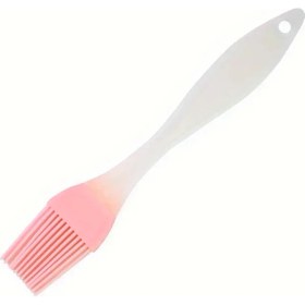 Resim Gül Pembe Silikon Yağ Fırçası – Çok Amaçlı, Farklı Renk Seçenekleriyle Dayanıklı Mutfak Yardımcısı 