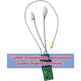 Resim Mikron Devre Rks Uyumlu 13 Modlu Stop Çakar Modülü Uçak Kanadı Orijinal Soket F1 Stil Çakarlı Stop Devresi 